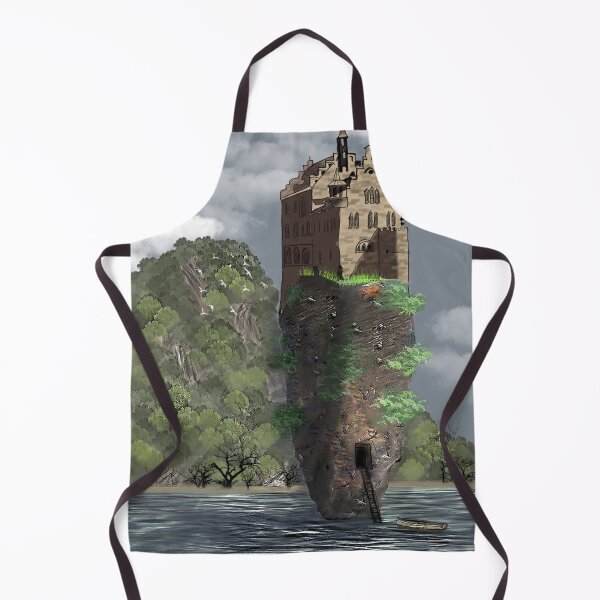 Item preview, The Tower on the Cliff - Digital Horizons of Dreams designed and sold by AliAltinelArt.