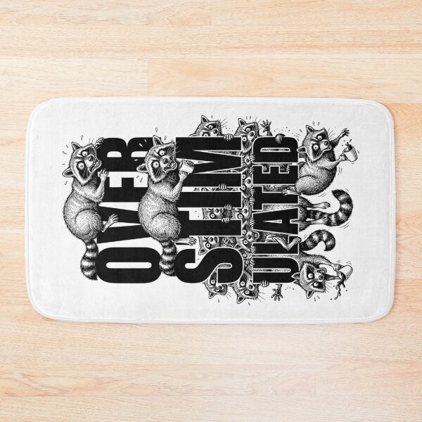 Item preview, Overstimulated Coffee Feral Raccoons Funny Too Much Caffeine designed and sold by GrandeDuc.