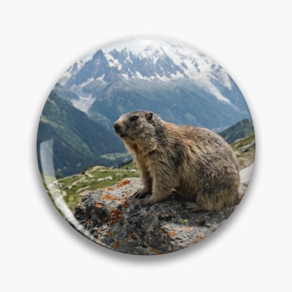 Item preview, Marmot on a mountain rock designed and sold by Malisa345.