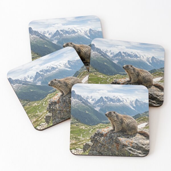 Item preview, Marmot on a mountain rock designed and sold by Malisa345.