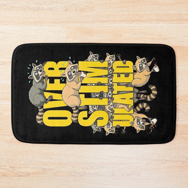 Item preview, Overstimulated Coffee Feral Raccoons Funny Too Much Caffeine designed and sold by GrandeDuc.