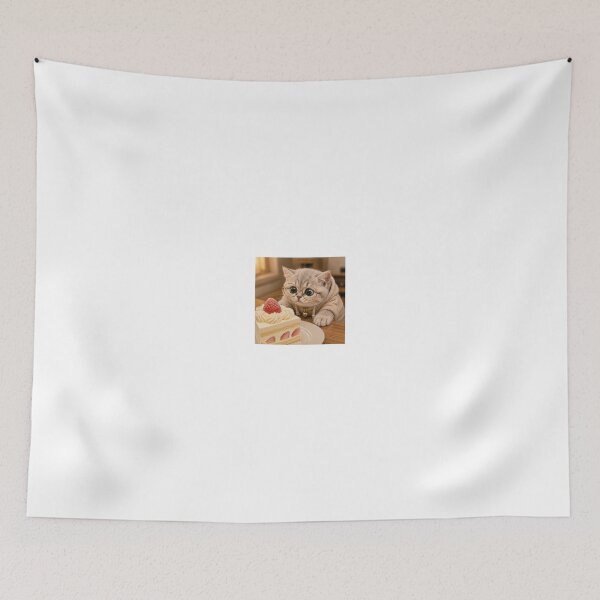 Item preview, Pookie Cat Cake Temptation Cute Naughty Kitten designed and sold by LovelyCatGalaxy.