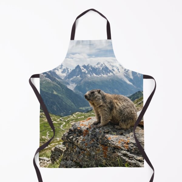 Item preview, Marmot on a mountain rock designed and sold by Malisa345.