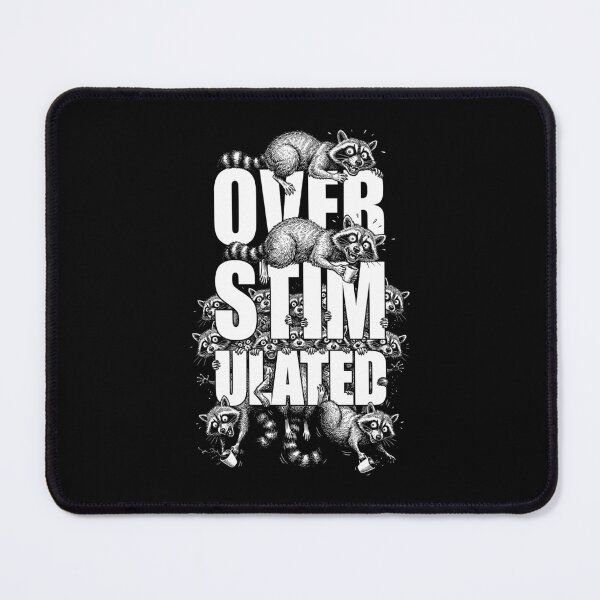 Item preview, Overstimulated Coffee Feral Raccoons Funny Too Much Caffeine designed and sold by GrandeDuc.