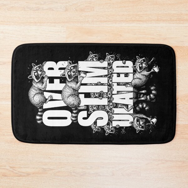 Item preview, Overstimulated Coffee Feral Raccoons Funny Too Much Caffeine designed and sold by GrandeDuc.