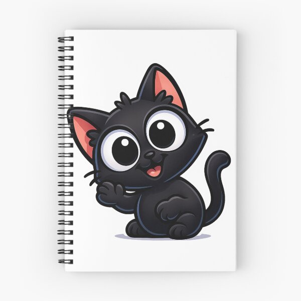 Item preview, Peek-a-Boo Cat/Cute Kawaii Kitty Peeking from Side designed and sold by PrintCreations9.