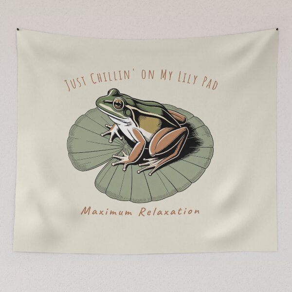 Item preview, Just Chillin' on My Lily Pad designed and sold by AlexandraSand.