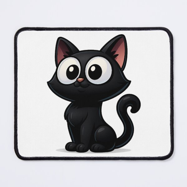 Item preview, Proud Confident Cat/Kawaii Kitty with Question Mark Tail designed and sold by PrintCreations9.