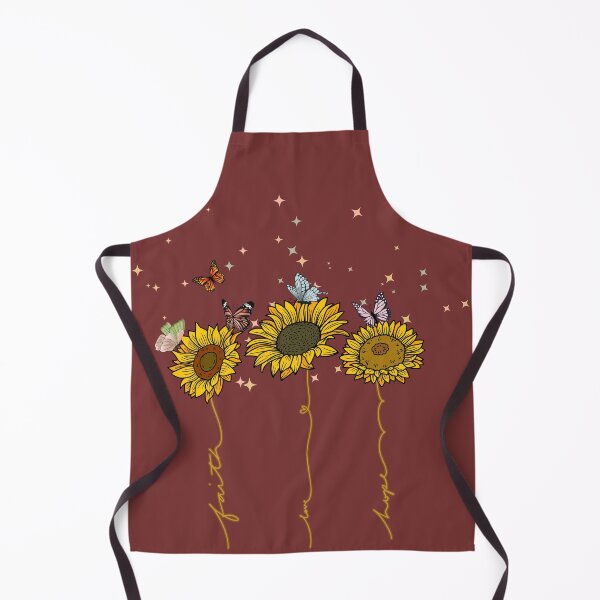 Item preview, Sunflower Faith Hope Love – Handwritten Floral Christian Tee designed and sold by Bellynza.