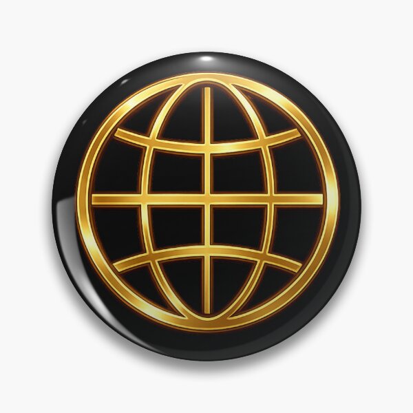 Item preview, Polished Gold World Wide Web Icon. designed and sold by Starlight_Designs.