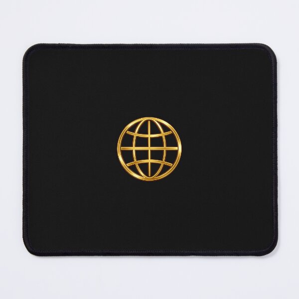 Item preview, Polished Gold World Wide Web Icon. designed and sold by Artful Soul.
