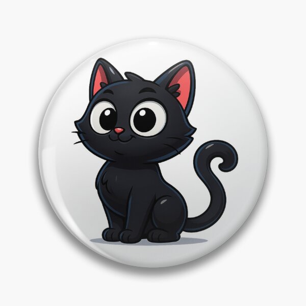 Item preview, Proud Confident Cat/Kawaii Kitty with Question Mark Tail designed and sold by PrintCreations9.