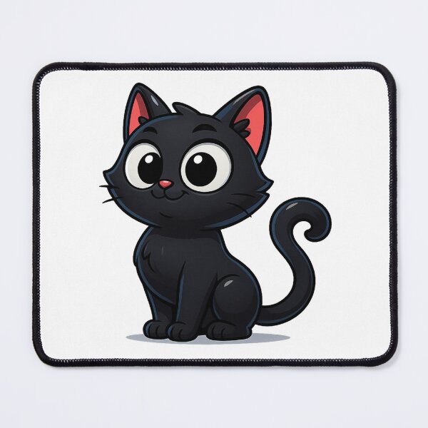Item preview, Proud Confident Cat/Kawaii Kitty with Question Mark Tail designed and sold by PrintCreations9.