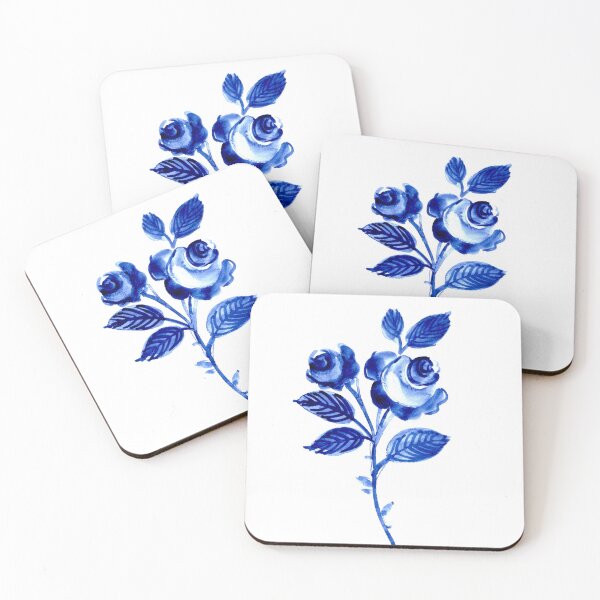 Item preview, Blue floral decor designed and sold by bokasin.
