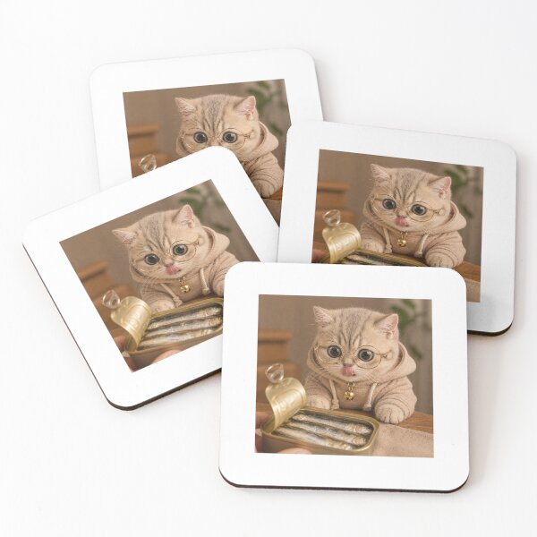 Item preview, Pookie Cat Sardine Temptation Cute Naughty Kitten designed and sold by LovelyCatGalaxy.