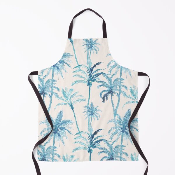 Item preview, Blue palm tree pattern designed and sold by mmartabc.