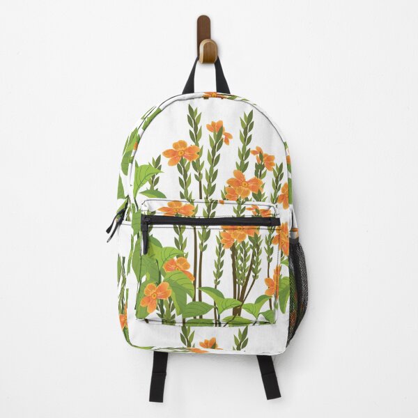 Item preview, Firecracker Flower - Crossandra Infundibuliformis designed and sold by Lush Brush & Line.