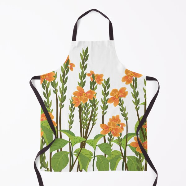 Item preview, Firecracker Flower - Crossandra Infundibuliformis designed and sold by Lush Brush & Line.