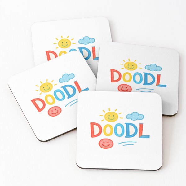 Item preview, Colorful Crayon DOODL Art – Playful Childlike Drawing with Sun, Cloud & Smiling Doodle Elements designed and sold by Bright Nest Studio.