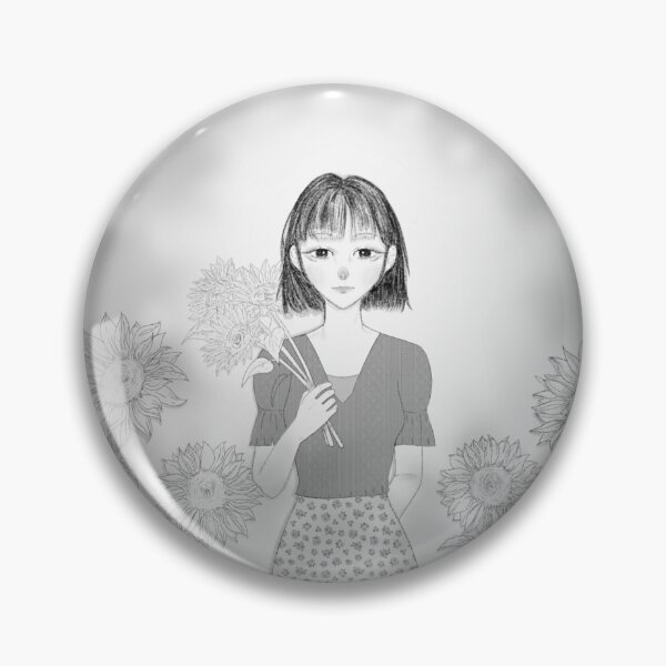 Item preview, The Monotone Maiden's Sunflower designed and sold by Chayissang.