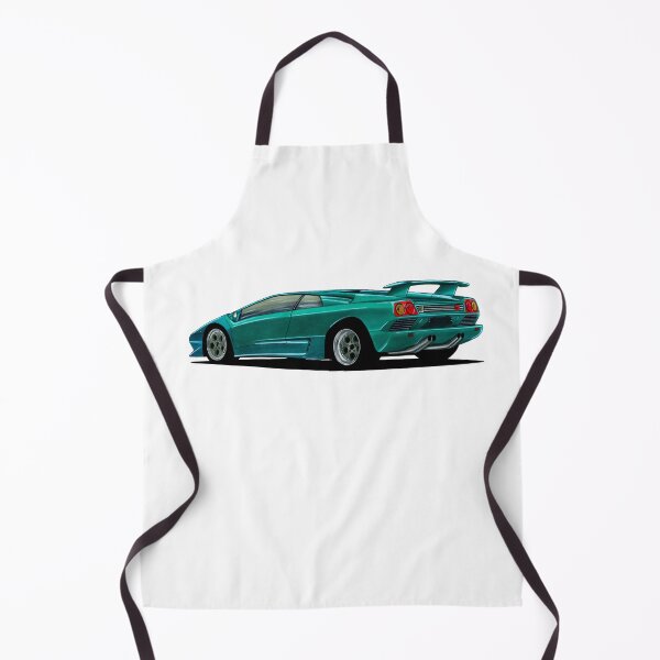 Item preview, Exclusive drawing 90s mid-engine hyper car manufactured by Italian blue Diablo V12 Coupe designed and sold by Cars23.