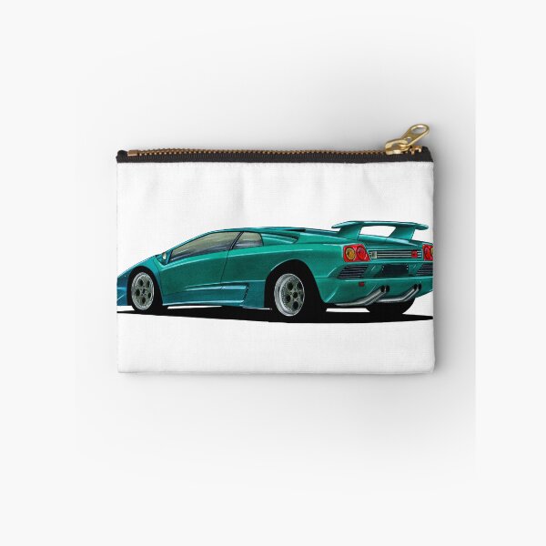 Item preview, Exclusive drawing 90s mid-engine hyper car manufactured by Italian blue Diablo V12 Coupe designed and sold by Cars23.