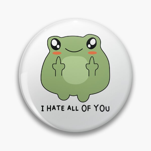Item preview, Hateful frog designed and sold by FlyingKickF.