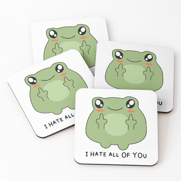 Item preview, Hateful frog designed and sold by FlyingKickF.