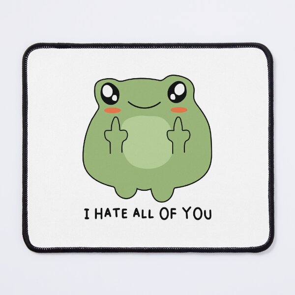Item preview, Hateful frog designed and sold by FlyingKickF.