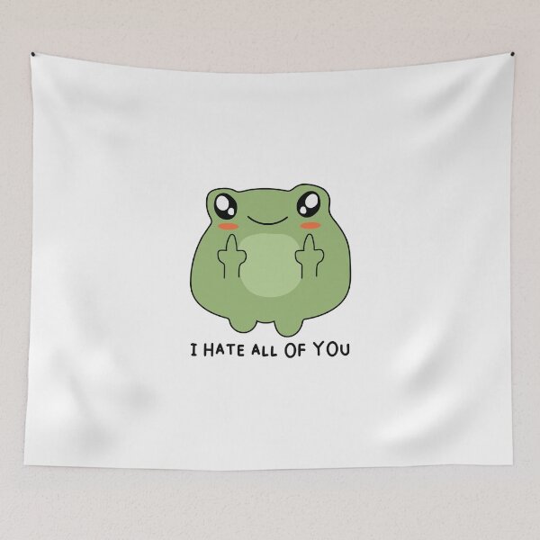 Item preview, Hateful frog designed and sold by FlyingKickF.