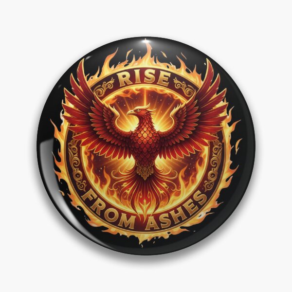 Item preview, Phoenix Rising From Ashes - Majestic Fire Bird designed and sold by DandoLaTalla.