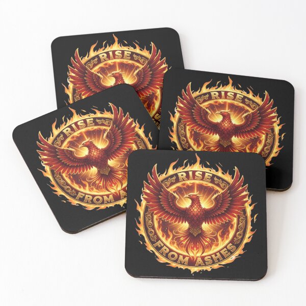 Item preview, Phoenix Rising From Ashes - Majestic Fire Bird designed and sold by DandoLaTalla.
