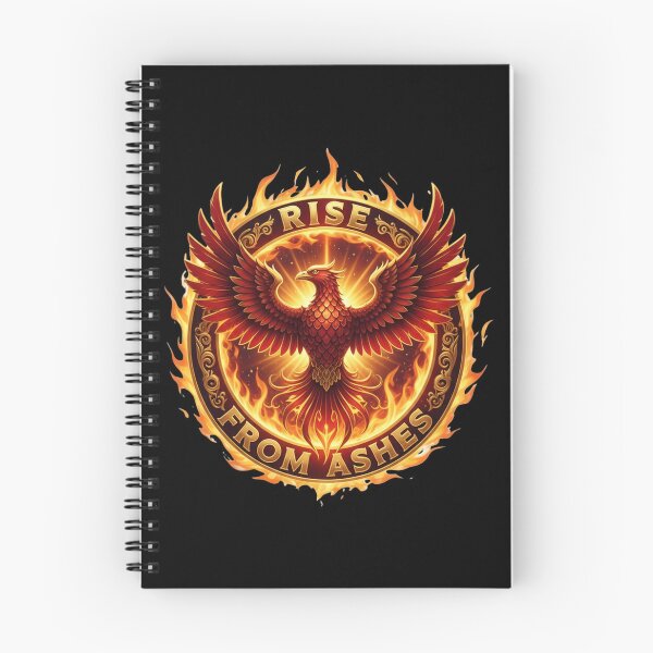 Item preview, Phoenix Rising From Ashes - Majestic Fire Bird designed and sold by DandoLaTalla.