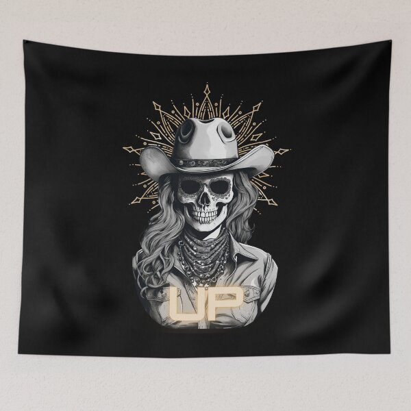 Item preview, skeleton cowgirl designed and sold by wildforcedesign.
