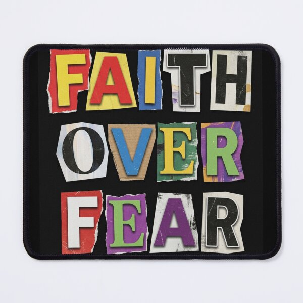 Item preview, Faith Over Fear – Bold Ransom Typography Motivational Design designed and sold by Hype-Loop71.