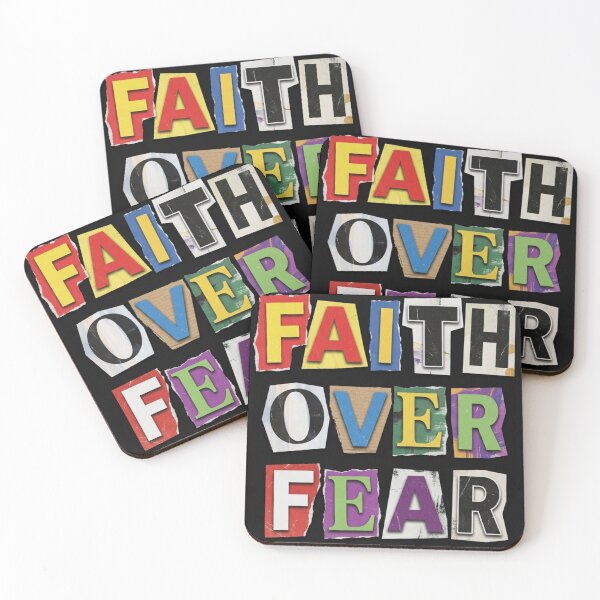 Item preview, Faith Over Fear – Bold Ransom Typography Motivational Design designed and sold by Hype-Loop71.