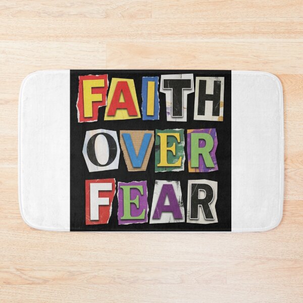 Item preview, Faith Over Fear – Bold Ransom Typography Motivational Design designed and sold by Hype-Loop71.