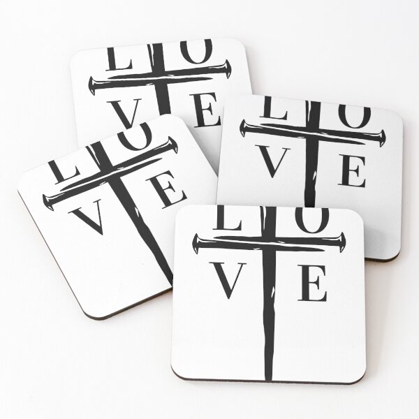 Item preview, Nail Cross Love – Minimalist Christian Faith Tee Design designed and sold by Bellynza.