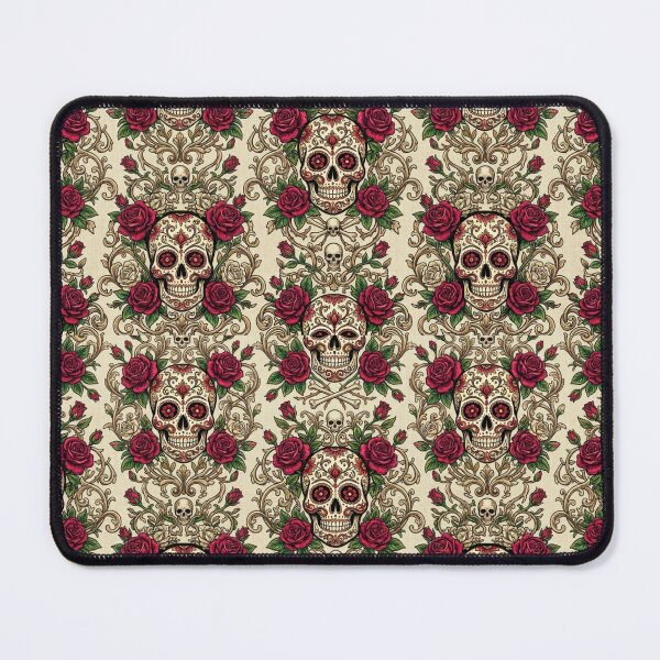 Item preview, Vintage Sugar Skulls & Roses Pattern designed and sold by edstorebeaches.