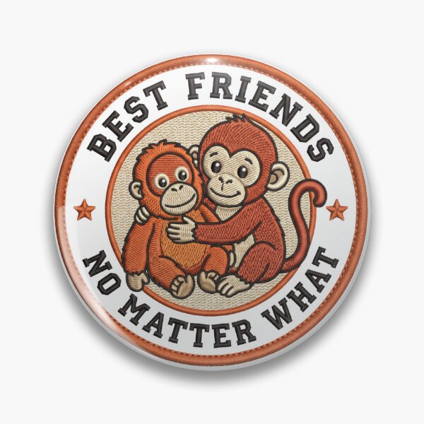 Item preview, The Friendship Badge: Punch & Oran-Mama designed and sold by KZIQ.