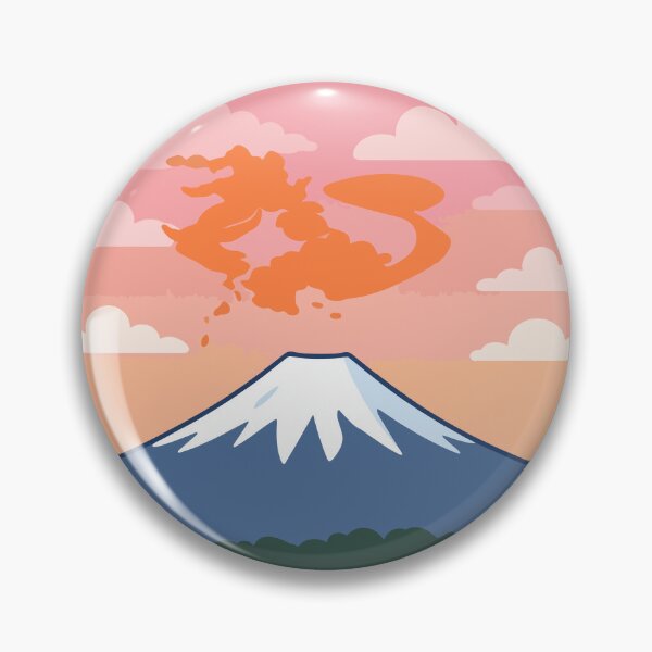 Item preview, Fuji Dragon Spirit: Minimalist Vector Sticker Art designed and sold by MalisoStickers.
