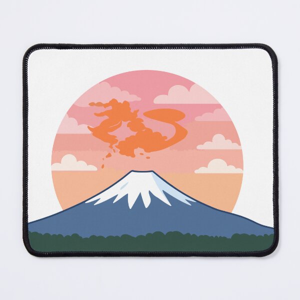 Item preview, Fuji Dragon Spirit: Minimalist Vector Sticker Art designed and sold by MalisoStickers.