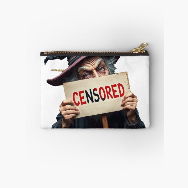 Item preview, Mysterious Wizard Holding “Censored” Sign Artwork designed and sold by KUHATLIKHA.