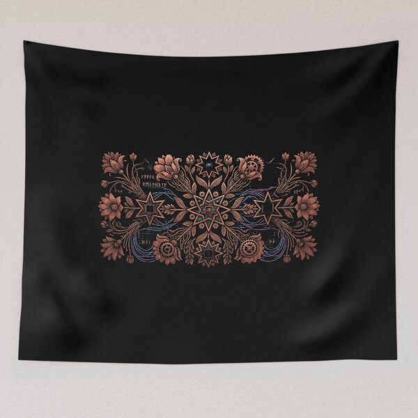 Item preview, Slavic Cyber-Embroidery: Copper Logic Pattern designed and sold by Wild Hare.