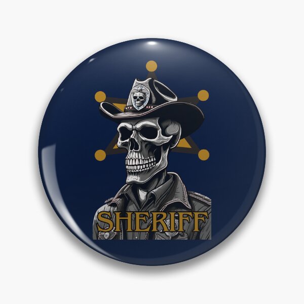 Artikelvorschau, Skelett-Sheriff entworfen und verkauft von wildforcedesign.