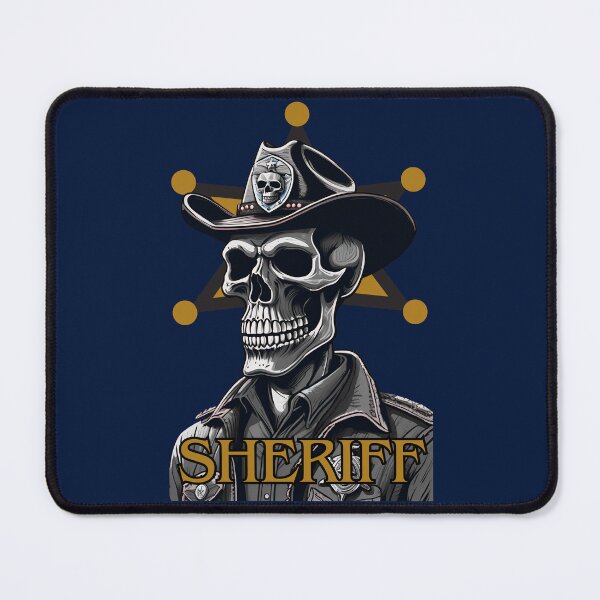 Item preview, skeleton sheriff designed and sold by wildforcedesign.