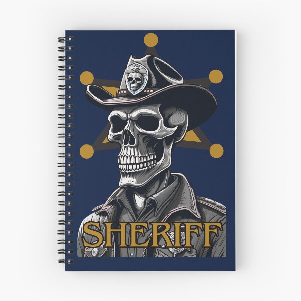 Artikelvorschau, Skelett-Sheriff entworfen und verkauft von wildforcedesign.