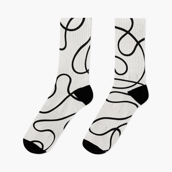 Item preview, Black and White Dancing Lines designed and sold by tonymagnerart.