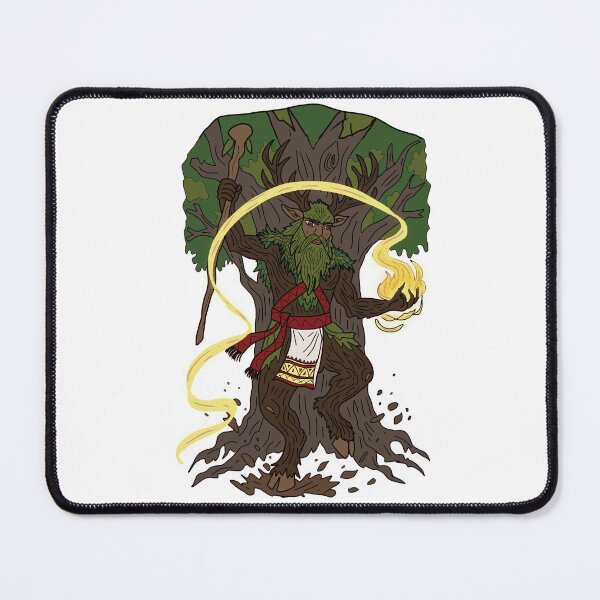 Item preview, Forest Spirit Guardian Art Slavic Mythology Folk Illustration designed and sold by LeshanArt.