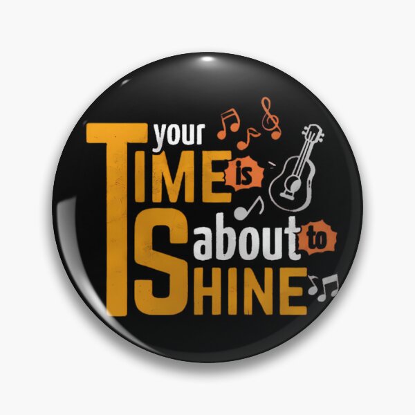Item preview, Your Time Is About to Shine – Music Guitar Motivational  designed and sold by MAGDY CANVAS.